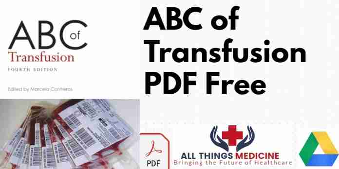 ABC of Transfusion 4th Edition PDF