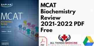 MCAT Biochemistry Review 2021-2022 PDF