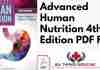 Advanced Human Nutrition 4th Edition PDF