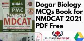 Dogar Biology MCQs Book for NMDCAT 2021 PDF