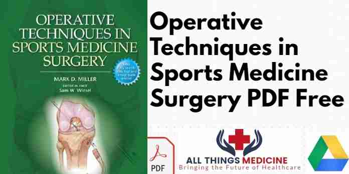 Operative Techniques in Sports Medicine Surgery PDF