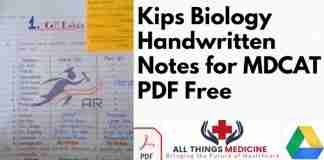 Kips Biology Handwritten Notes for MDCAT PDF