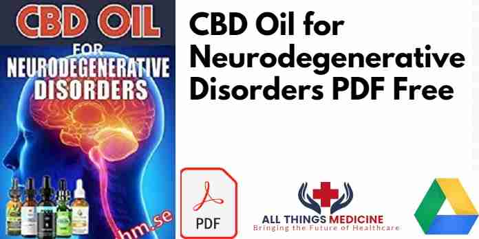 CBD Oil for Neurodegenerative Disorders PDF