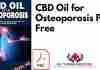CBD Oil for Osteoporosis PDF