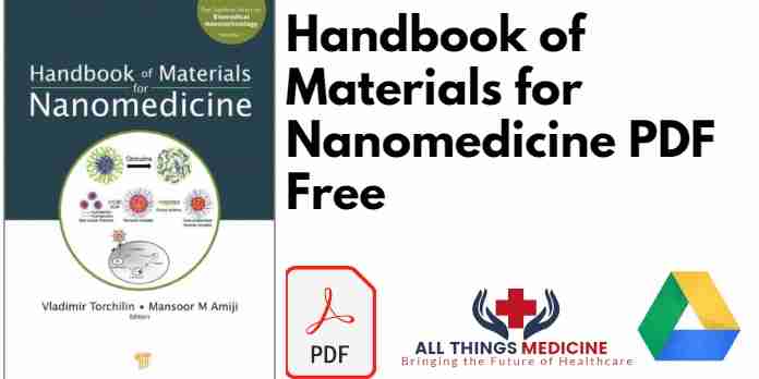 Handbook of Materials for Nanomedicine PDF