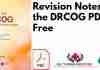 Revision Notes for the DRCOG PDF