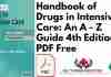 Handbook of Drugs in Intensive Care 4th Edition PDF