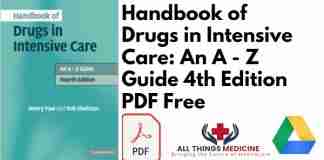 Handbook of Drugs in Intensive Care 4th Edition PDF
