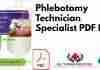Phlebotomy Technician Specialist PDF