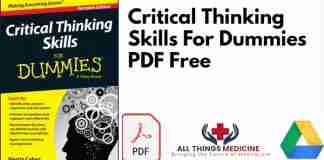 Critical Thinking Skills For Dummies PDF