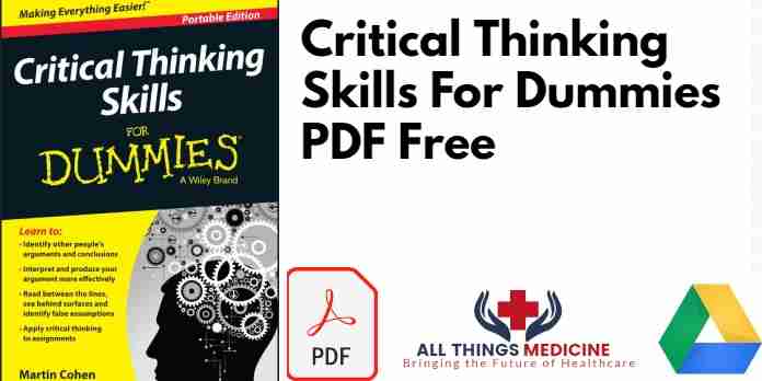 critical thinking skills for dummies pdf
