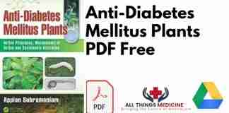 Anti-Diabetes Mellitus Plants PDF