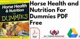 Horse Health and Nutrition For Dummies PDF
