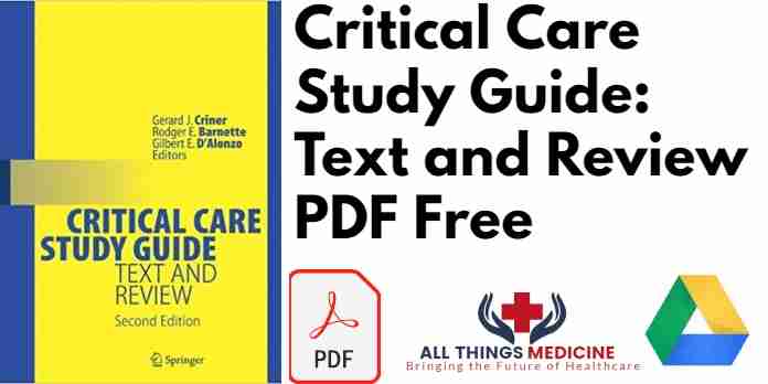 Critical Care Study Guide PDF