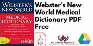 Websters New World Medical Dictionary PDF