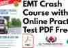 EMT Crash Course with Online Practice Test PDF