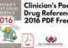 Clinician Pocket Drug Reference 2016 PDF