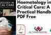 Haematology in Critical Care PDF
