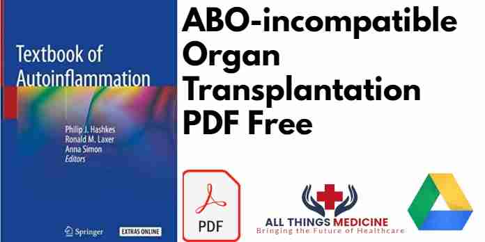 ABO incompatible Organ Transplantation PDF