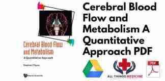 Cerebral Blood Flow and Metabolism A Quantitative Approach PDF
