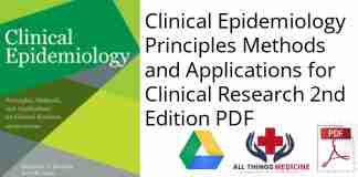 Clinical Epidemiology Principles Methods and Applications for Clinical Research 2nd Edition PDF