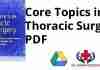 Core Topics in Thoracic Surgery PDF