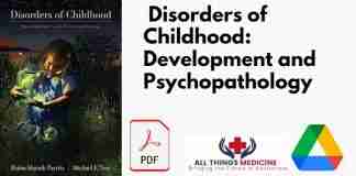 Disorders of Childhood: Development and Psychopathology PDF