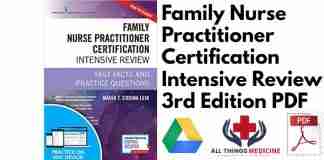 Family Nurse Practitioner Certification Intensive Review 3rd Edition PDF