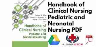Handbook of Clinical Nursing Pediatric and Neonatal Nursing PDF