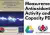 Measurement of Antioxidant Activity and Capacity PDF
