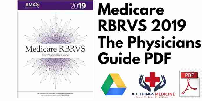 Medicare RBRVS 2019 The Physicians Guide PDF