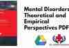 Mental Disorders Theoretical and Empirical Perspectives PDF