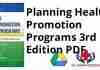 Planning Health Promotion Programs 3rd Edition PDF
