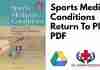 Sports Medicine Conditions Return To Play PDF
