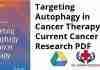 Targeting Autophagy in Cancer Therapy Current Cancer Research PDF
