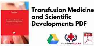 Transfusion Medicine and Scientific Developments PDF