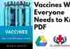 Vaccines What Everyone Needs to Know PDF