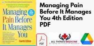 Managing Pain Before It Manages You 4th Edition PDF