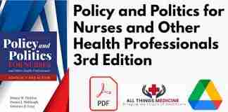 Policy and Politics for Nurses and Other Health Professionals 3rd Edition PDF