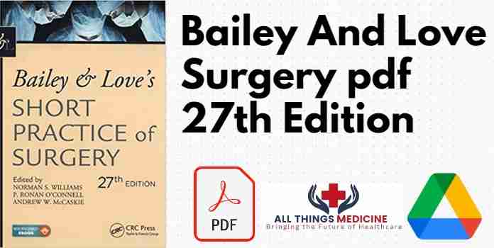 Bailey And Love Surgery pdf 27th Edition PDF