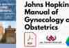 Johns Hopkins Manual of Gynecology and Obstetrics PDF
