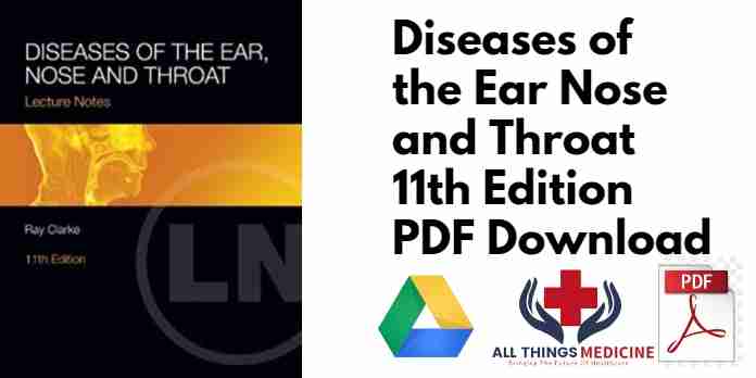 Diseases of the Ear Nose and Throat 11th Edition PDF