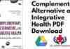 Complementary Alternative and Integrative Health PDF