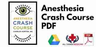 Anesthesia Crash Course PDF
