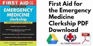 First Aid for the Emergency Medicine Clerkship PDF