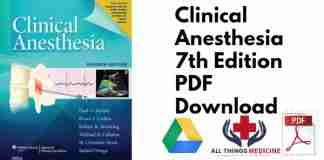 Clinical Anesthesia 7th Edition PDF