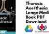 Thoracic Anesthesia Lange Medical Book PDF