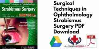 Surgical Techniques in Ophthalmology Strabismus Surgery PDF