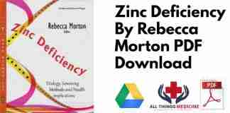 Zinc Deficiency By Rebecca Morton PDF