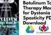 Botulinum Toxin Therapy Manual for Dystonia and Spasticity PDF